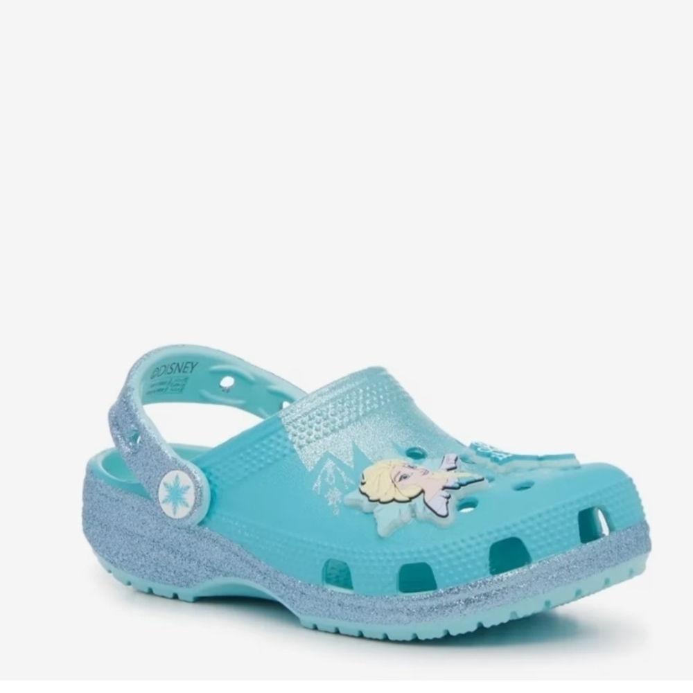 Crocs Frozen Elsa Classic Clog - Kids' Size 3 New In Box